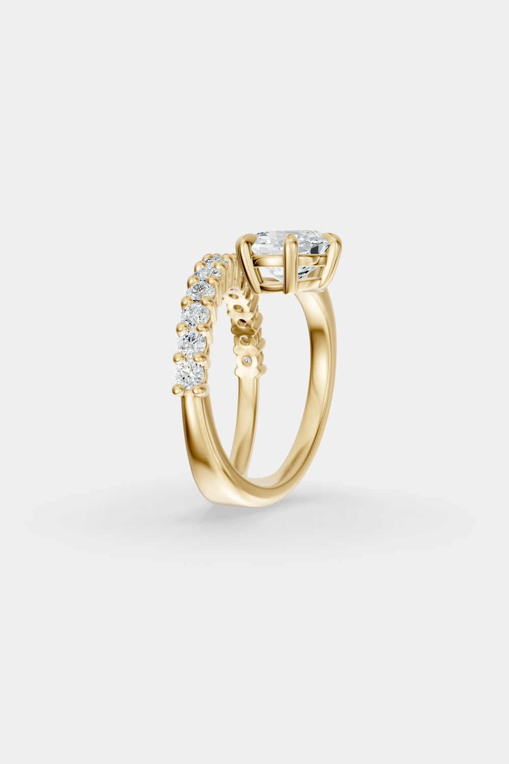 Natasha Diamond Wrap Ring | 0.05ct Round Diamond Band| Natasha Schweitzer