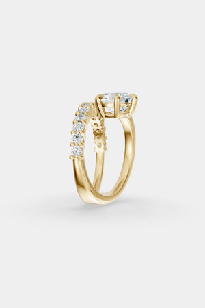 Natasha Diamond Wrap Ring | 0.05ct Round Diamond Band | Natasha Schweitzer