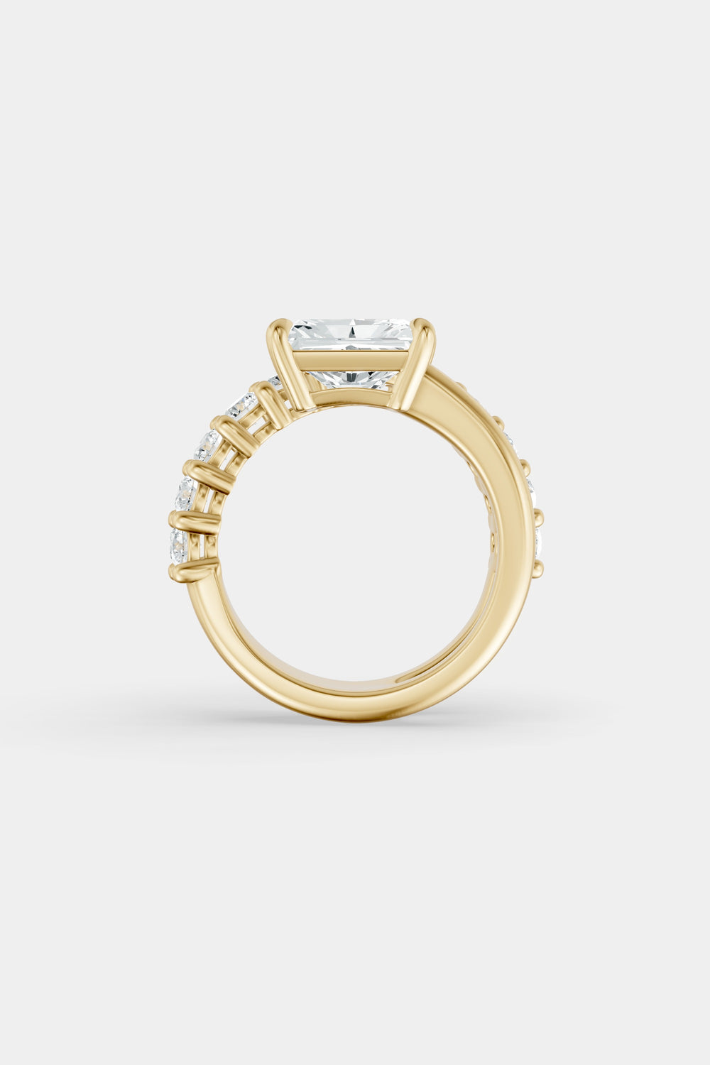 Natasha East West Diamond Wrap Ring | 0.10ct Round Diamond Band| Natasha Schweitzer