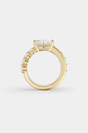 Natasha East West Diamond Wrap Ring | 0.10ct Round Diamond Band | Natasha Schweitzer