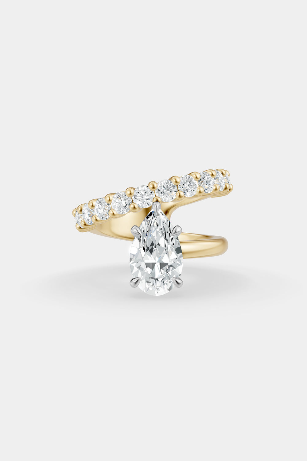 Natasha Diamond Wrap Ring | 0.10ct Round Diamond Band| Natasha Schweitzer