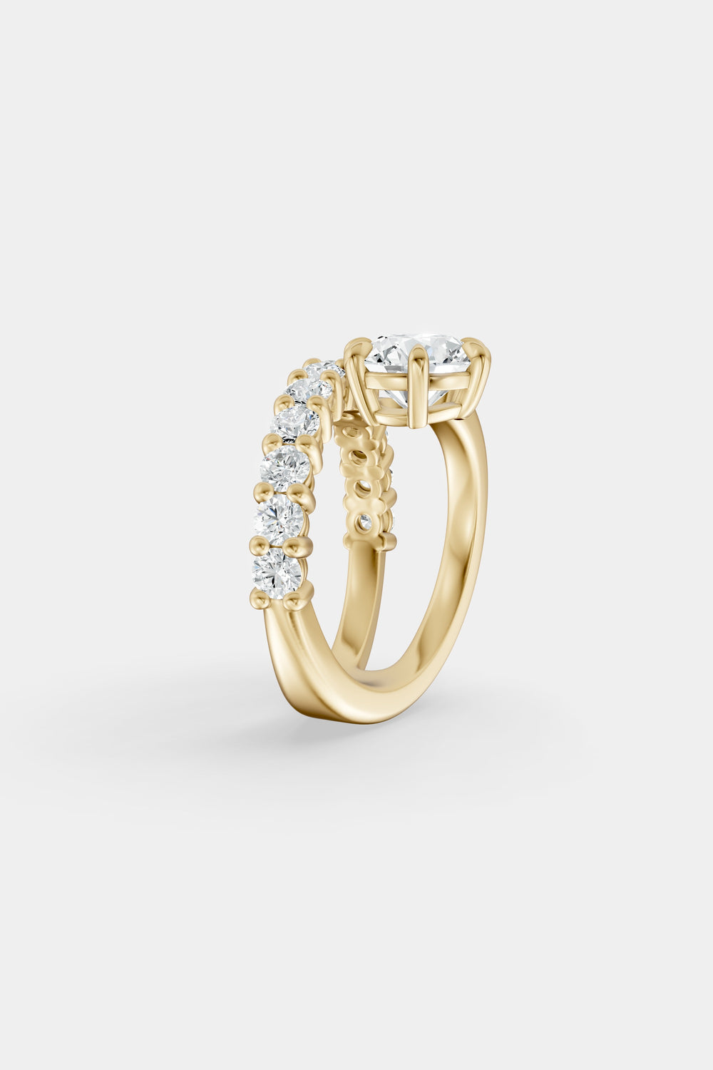 Natasha Diamond Wrap Ring | 0.10ct Round Diamond Band| Natasha Schweitzer