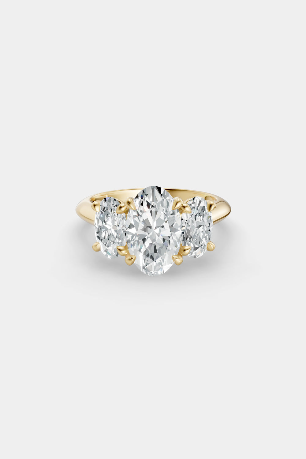 Oval Trilogy Diamond Ring