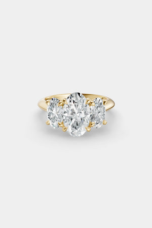 Oval Trilogy Diamond Ring | Natasha Schweitzer
