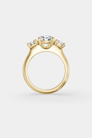 Round Trilogy Diamond Ring | Traditional Band | Natasha Schweitzer