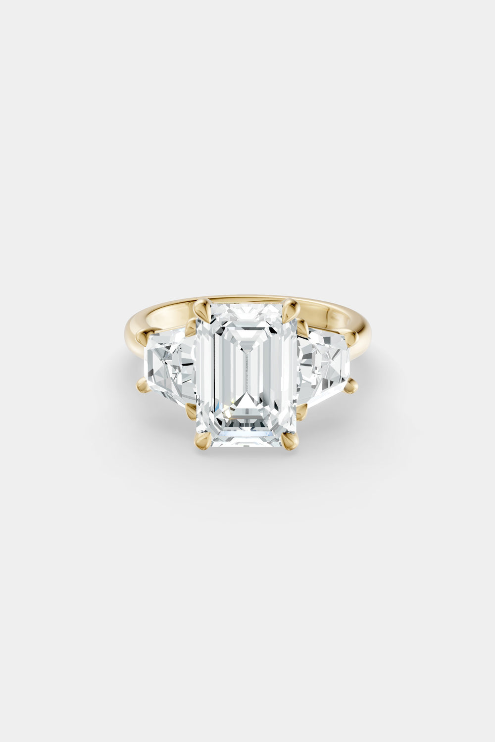 Emerald Trilogy Diamond Ring