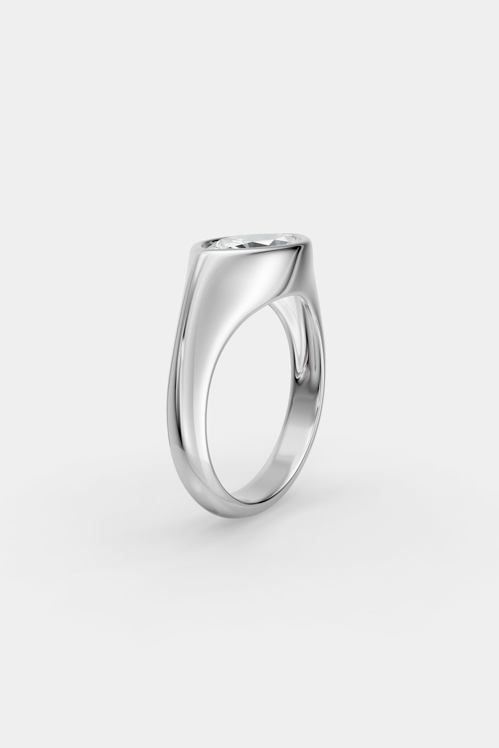 Insignia Marquise Diamond Ring | 18K White Gold or Platinum| Natasha Schweitzer