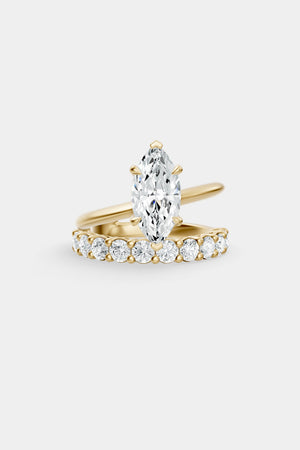 Double Band Diamond Ring | 0.10ct Diamond Band | Natasha Schweitzer