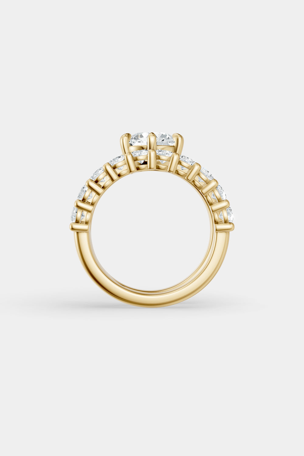 Double Band Diamond Ring | 0.10ct Diamond Band| Natasha Schweitzer