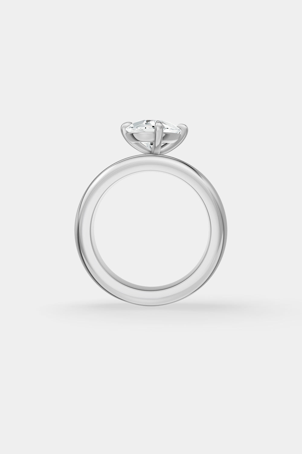 Pear Diamond Double Orielle Ring | 18K White Gold or Platinum| Natasha Schweitzer