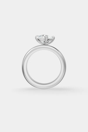 Pear Diamond Double Orielle Ring | 18K White Gold or Platinum | Natasha Schweitzer