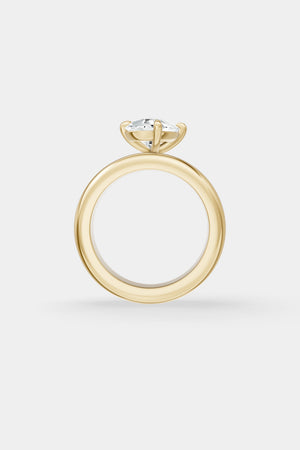 Pear Diamond Double Orielle Ring | 18K Yellow Gold | Natasha Schweitzer