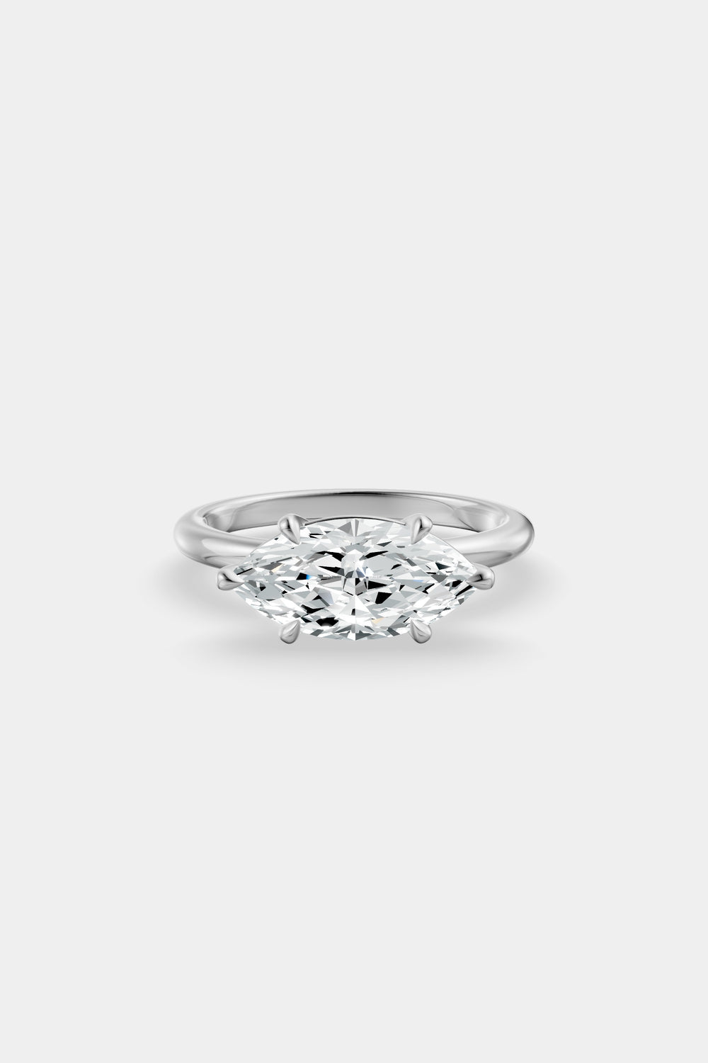 East West Marquise Diamond Ring | 18K Gold| Natasha Schweitzer