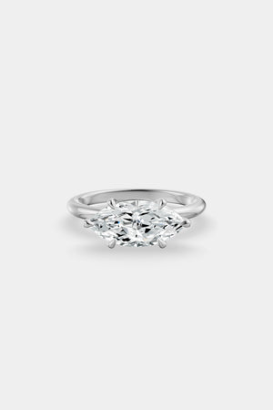 East West Marquise Diamond Ring | 18K Gold | Natasha Schweitzer