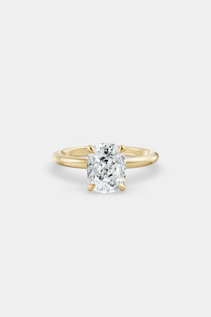 Diamond Solitaire Ring | Traditional Band | Natasha Schweitzer