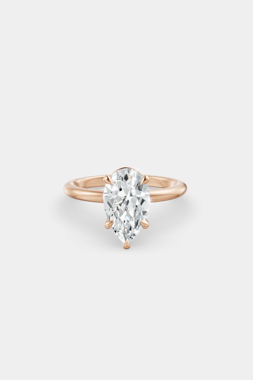 Diamond Solitaire Ring | Traditional Band| Natasha Schweitzer