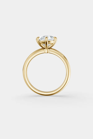 Diamond Solitaire Ring | Gwen Band | Natasha Schweitzer