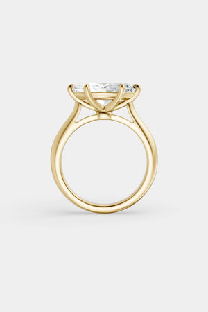 East West Diamond Solitaire Ring | Traditional Open-Style Band | Natasha Schweitzer