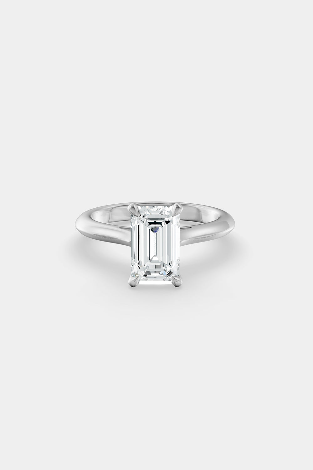 Emerald Diamond Ring | 18K Gold