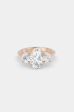 Trilogy Diamond Ring | 18K Gold | Natasha Schweitzer