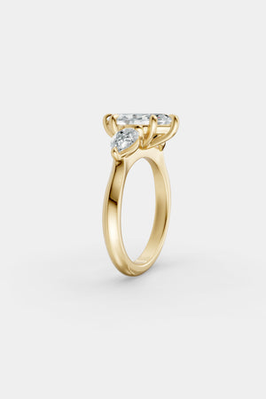 Marquise Trilogy Diamond Ring | Traditional Band | Natasha Schweitzer