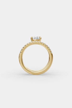 Double Band Floating Diamond Ring | Harley Diamond Band | Natasha Schweitzer