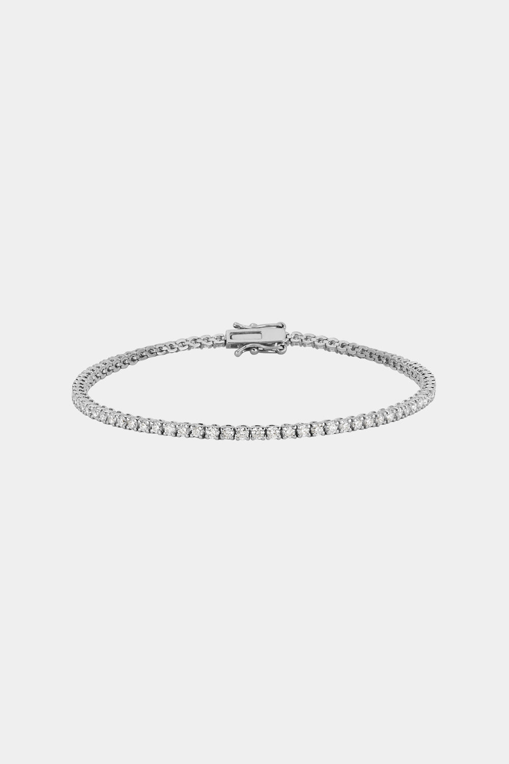 Tennis Bracelet .02ct | 18K White Gold| Natasha Schweitzer