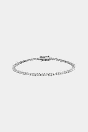 Tennis Bracelet .02ct | 18K White Gold | Natasha Schweitzer