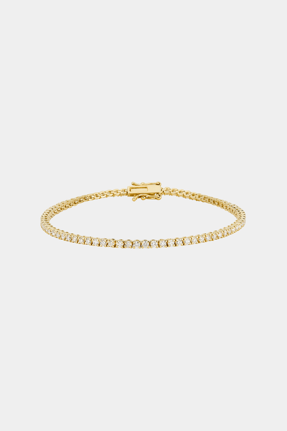 Tennis Bracelet .02ct | 18K Yellow Gold| Natasha Schweitzer