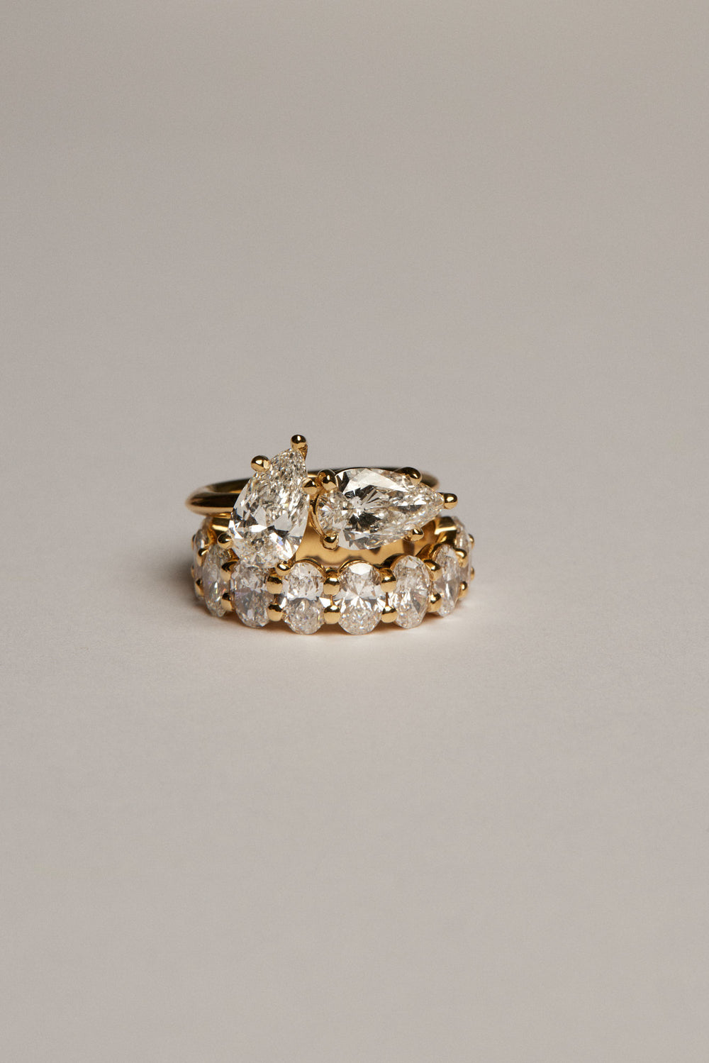 Oval Diamond Eternity Ring | Gold| Natasha Schweitzer