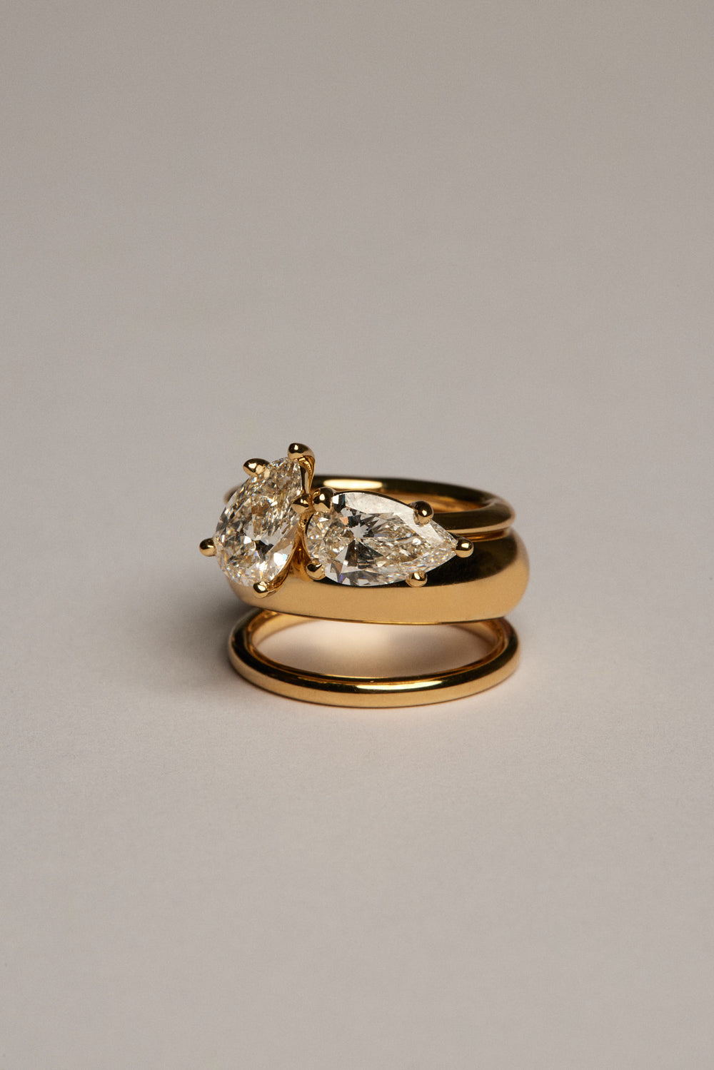 Toi Et Moi Ring | 18K Gold| Natasha Schweitzer