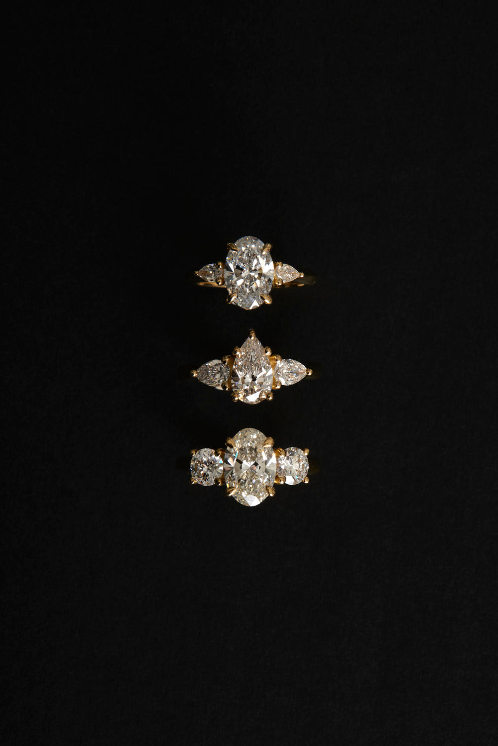 Trilogy Diamond Ring | 18K Gold
