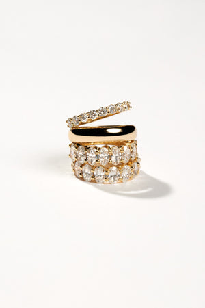 Sabine 10pt Round Diamond Ring | 18K Yellow Gold | Natasha Schweitzer