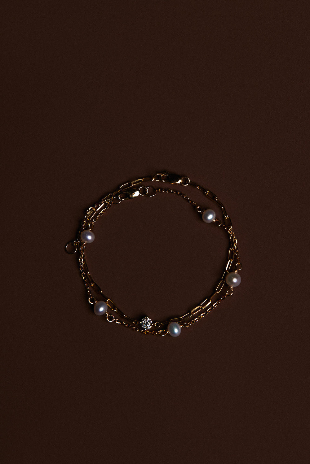 Lulu Pearl Bracelet | 9K Yellow Gold| Natasha Schweitzer