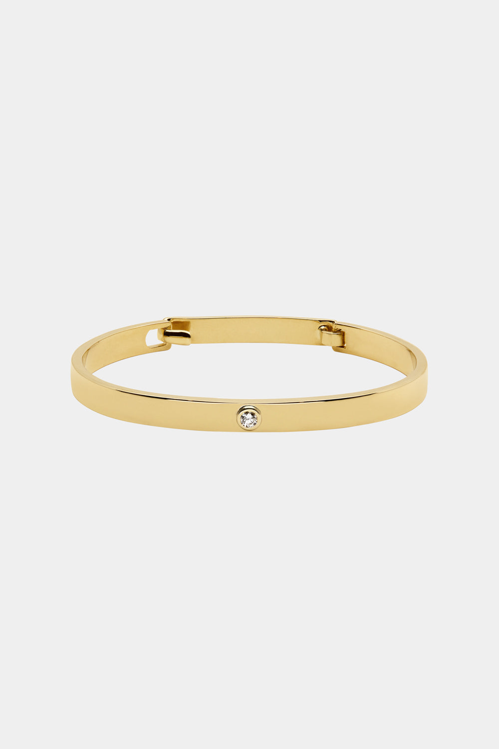 Diamond Tallows Bangle | Yellow Gold
