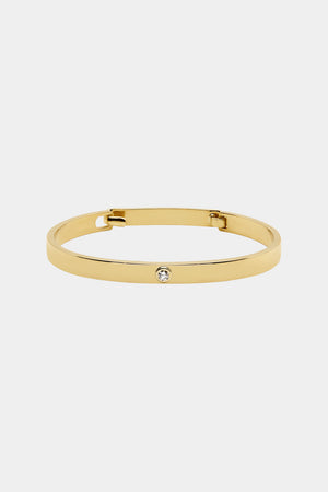 Diamond Tallows Bangle | Yellow Gold | Natasha Schweitzer