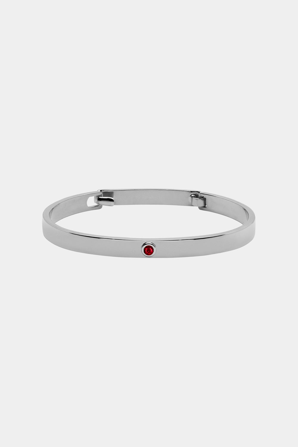 Ruby Tallows Bangle | White Gold