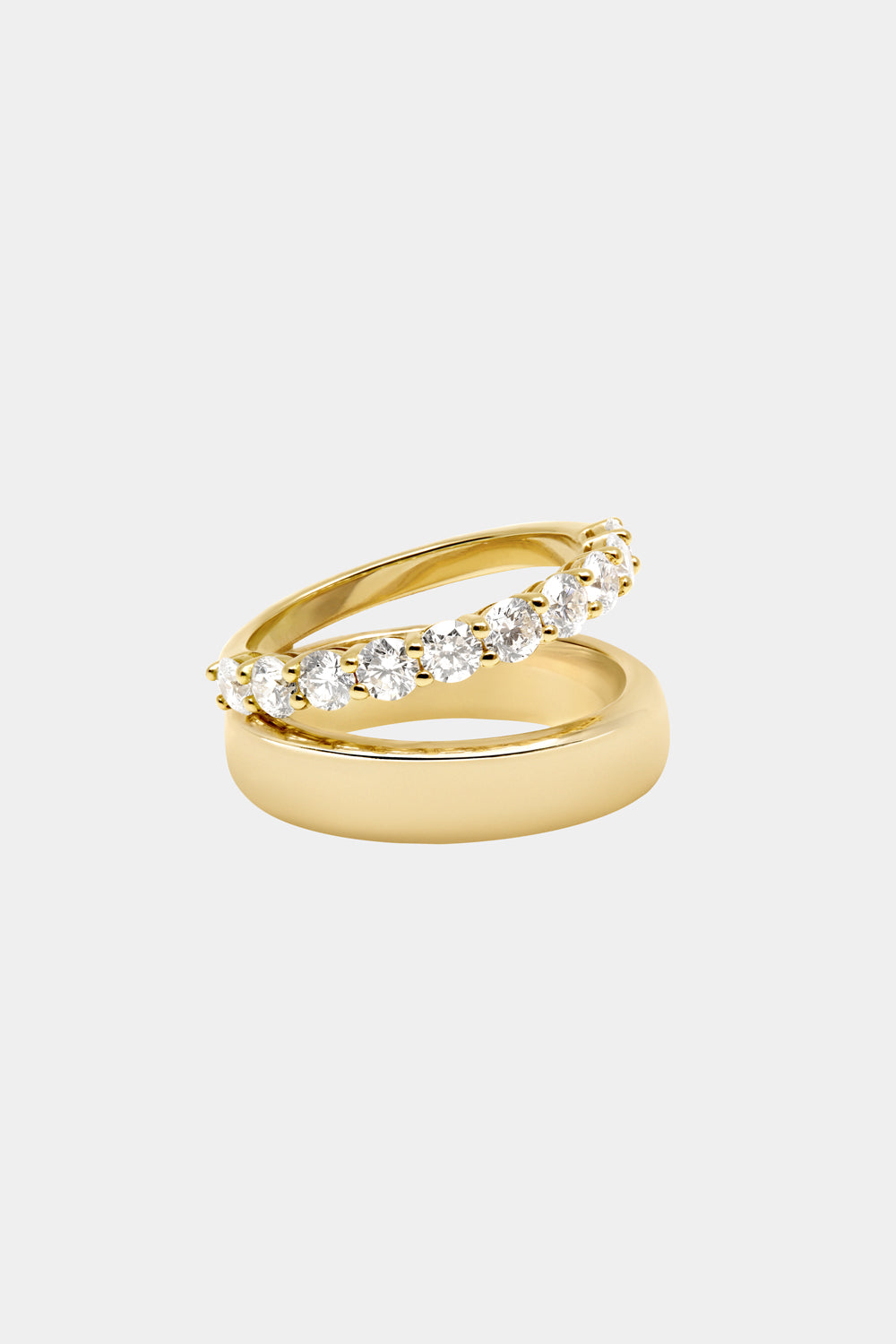 Sabine 10pt Round Diamond Ring | 18K Yellow Gold