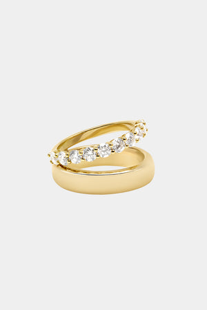 Sabine 10pt Round Diamond Ring | 18K Yellow Gold | Natasha Schweitzer