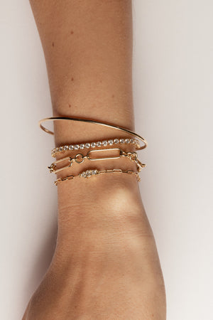 Jolie Cuff | 9K Yellow Gold | Natasha Schweitzer