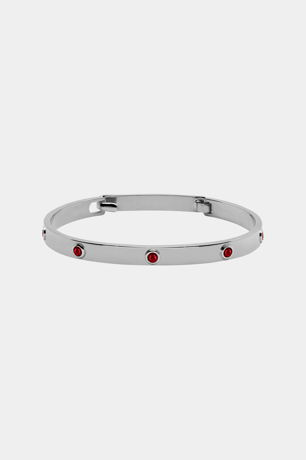 Ruby Tallows Bangle | White Gold