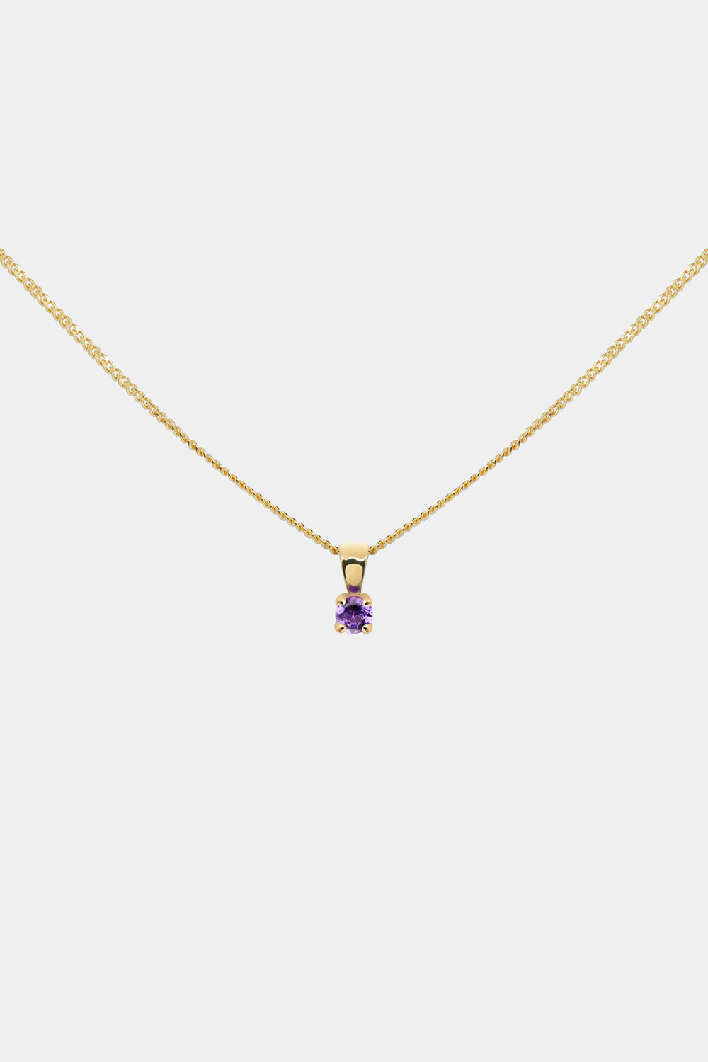 Birthstone Necklace | 9K Yellow Gold