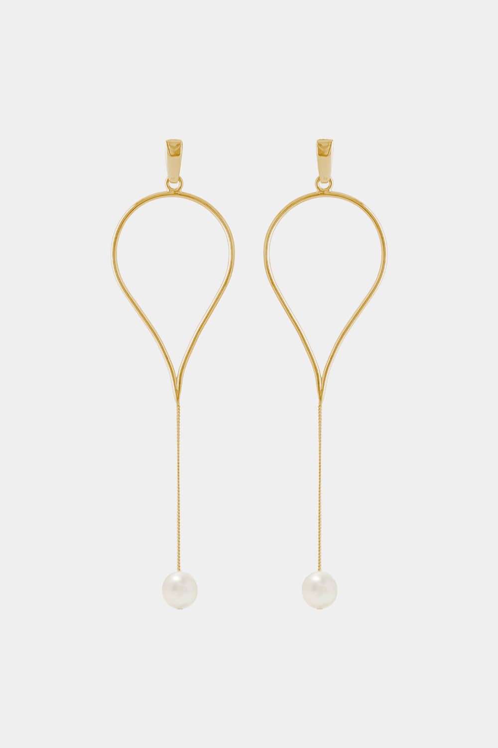 Aqua Drop Earrings | Gold Plated