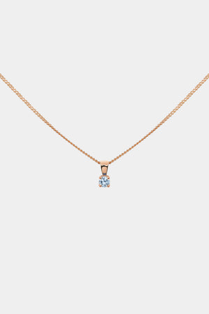 Birthstone Necklace | 9K Rose Gold | Natasha Schweitzer