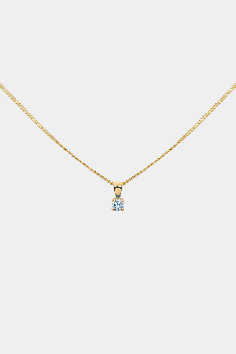 Birthstone Necklace | 9K Yellow Gold