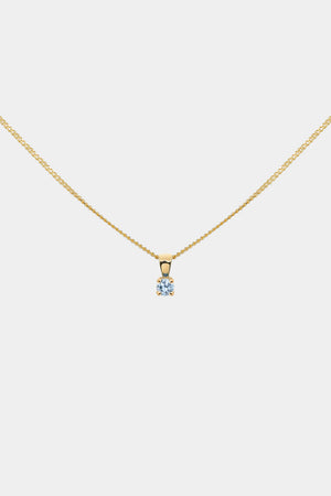 Birthstone Necklace | 9K Yellow Gold | Natasha Schweitzer