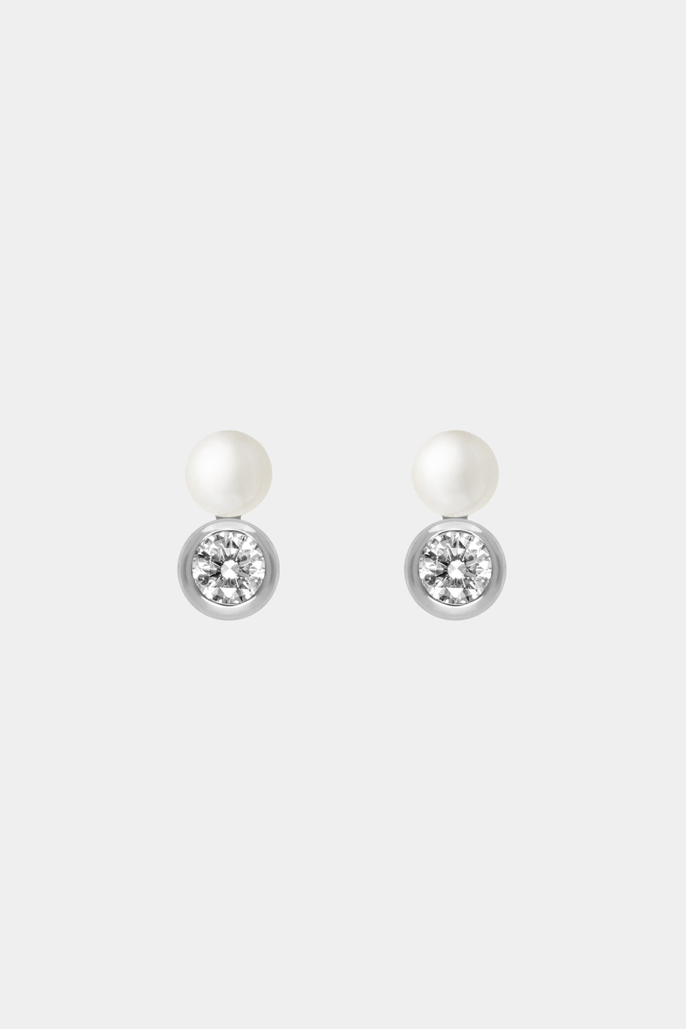 Charlotte Studs | 9K White Gold