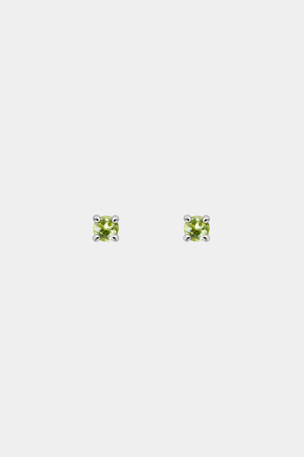 Birthstone Earrings | 9K White Gold