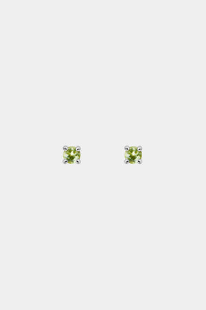 Birthstone Earrings | 9K White Gold | Natasha Schweitzer