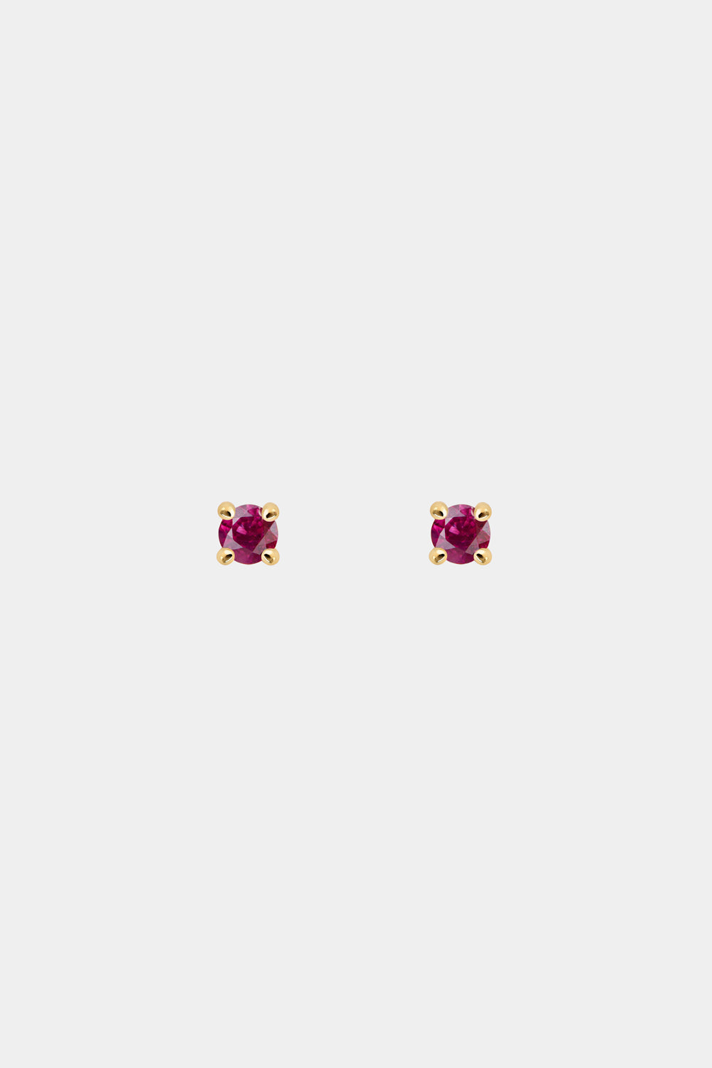 Birthstone Earrings | 9K Yellow Gold
